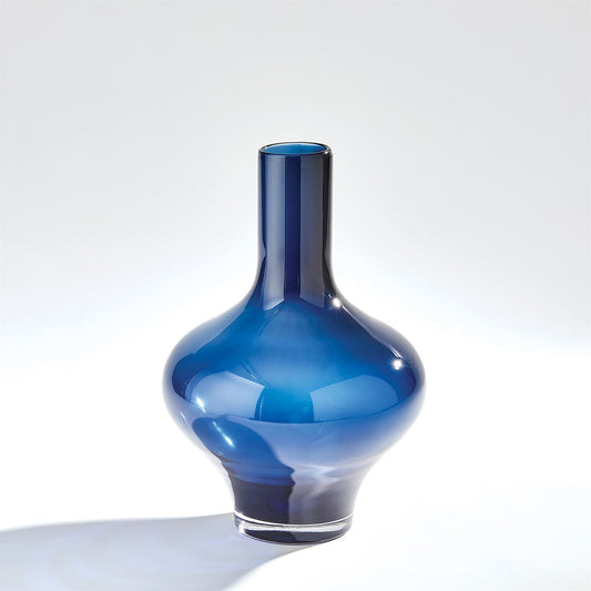 Global Views Studio A Home Driblet Vase-Night Blue-Large 7.60211