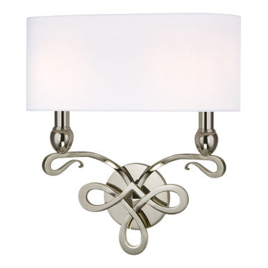 Hudson Valley Lighting Pawling Wall Sconce in Polished Nickel 7212-PN