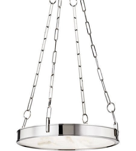 Hudson Valley Lighting Kirby 1 Light Chandelier in Polished Nickel 7220-PN