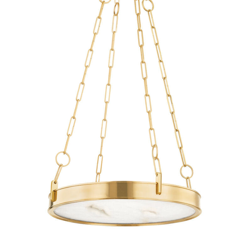 Hudson Valley Lighting Kirby Chandelier in Aged Brass 7220-AGB