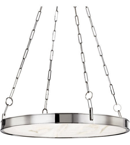 Hudson Valley Lighting Kirby 1 Light Chandelier in Polished Nickel 7230-PN