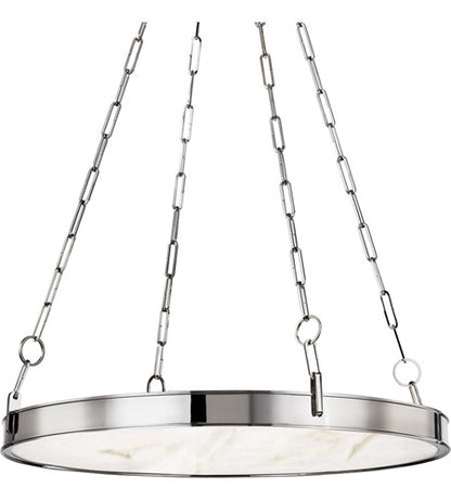 Hudson Valley Lighting Kirby 1 Light Chandelier in Polished Nickel 7230-PN