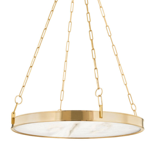 Hudson Valley Lighting Kirby Chandelier in Aged Brass 7230-AGB