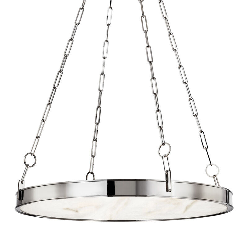 Hudson Valley Lighting Kirby Chandelier in Polished Nickel 7230-PN