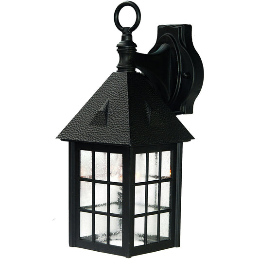 Acclaim Lighting Outer Banks 1-Light Matte Black Wall Light in Matte Black 72BK