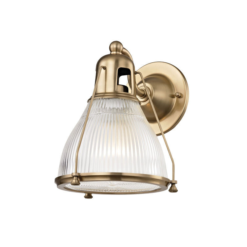 Hudson Valley Lighting Haverhill Wall Sconce in Aged Brass 7301-AGB