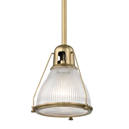 Hudson Valley Lighting Haverhill Pendant in Aged Brass 7308-AGB