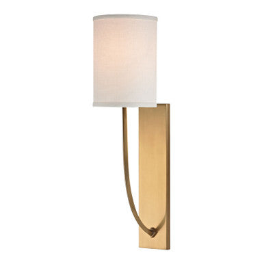 Hudson Valley Lighting Colton Wall Sconce in Aged Brass 731-AGB