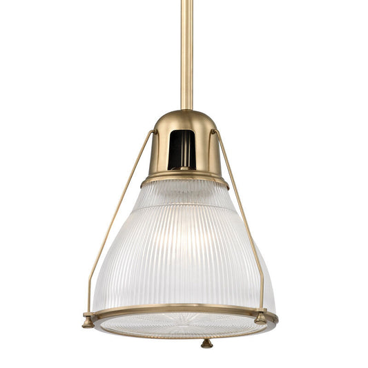 Hudson Valley Lighting Haverhill Pendant in Aged Brass 7311-AGB