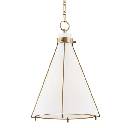 Hudson Valley Lighting Eldridge Pendant in Aged Brass 7316-AGB