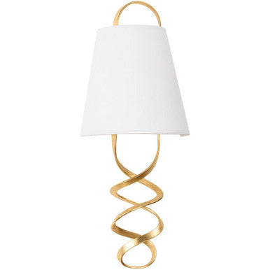 Hudson Valley Lighting Dota Wall Sconce in Vintage Gold Leaf 7322-VGL