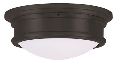 Livex Lighting Astor Collection 2 Light Bronze Ceiling Mount in Bronze 7342-07