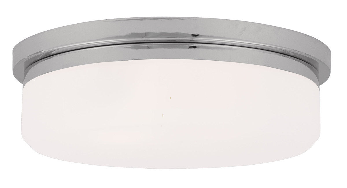 Livex Lighting Stratus Collection 3 Light CH Ceiling Mount or Wall Mount in Polished Chrome 7393-05