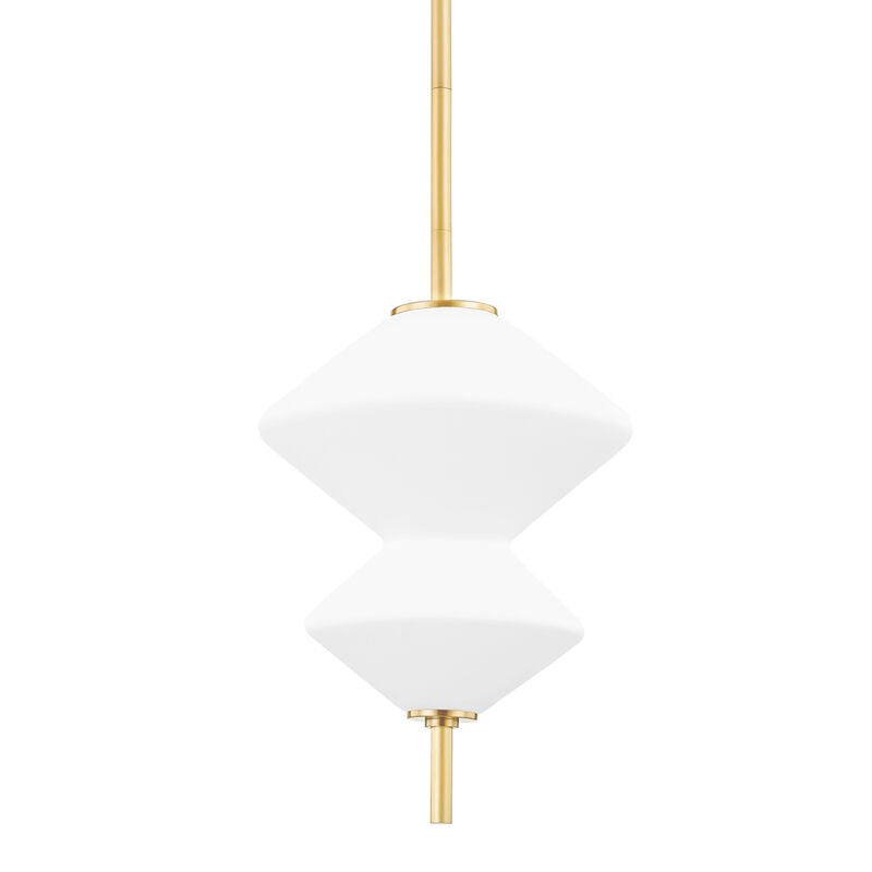 Hudson Valley Lighting Barrow Pendant in Aged Brass 7401-AGB