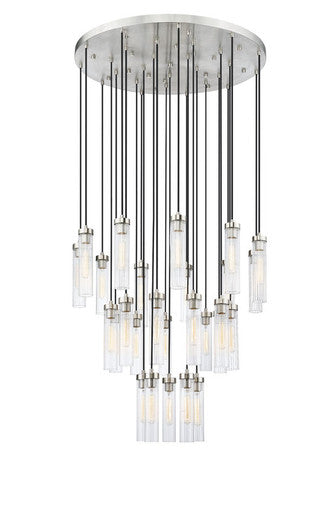 Z-Lite Beau 27 Light Chandelier in Brushed Nickel 740P-27R-BN