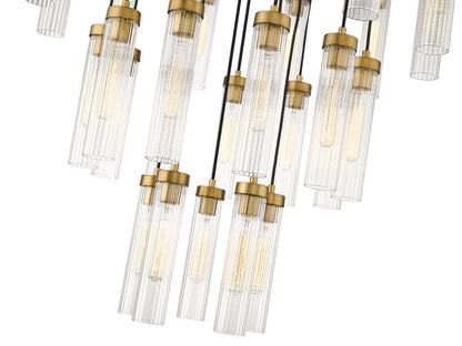 Z-Lite Beau 27 Light Chandelier in Rubbed Brass 740P-27R-RB