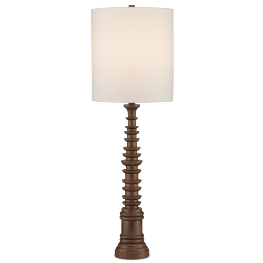 Currey & Co. 39.5" Malayan Natural Table Lamp 6000-0897