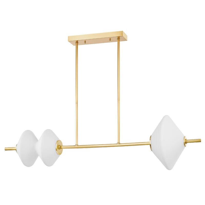 Hudson Valley Lighting Barrow Linear in Aged Brass 7460-AGB