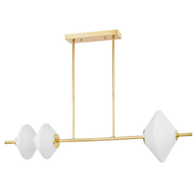 Hudson Valley Lighting Barrow Linear in Aged Brass 7460-AGB