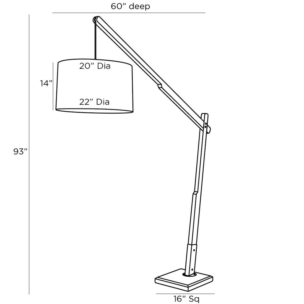 Arteriors Home Sarsa Floor Lamp 75006-869