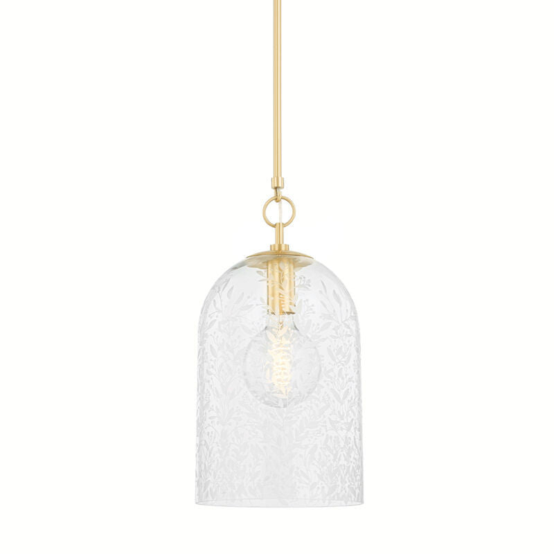 Hudson Valley Lighting Belleville Pendant in Aged Brass 7510-AGB