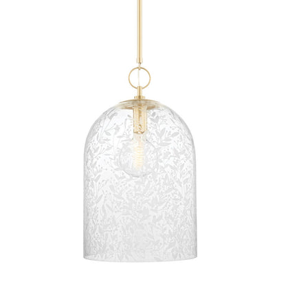 Hudson Valley Lighting Belleville Pendant in Aged Brass 7514-AGB