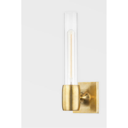 Hudson Valley Lighting Hogan Wall Sconce in Aged Brass 7551-AGB