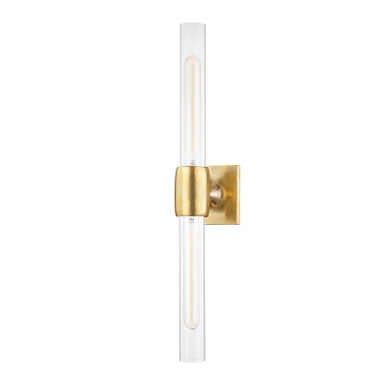 Hudson Valley Lighting Hogan Wall Sconce in Aged Brass 7552-AGB