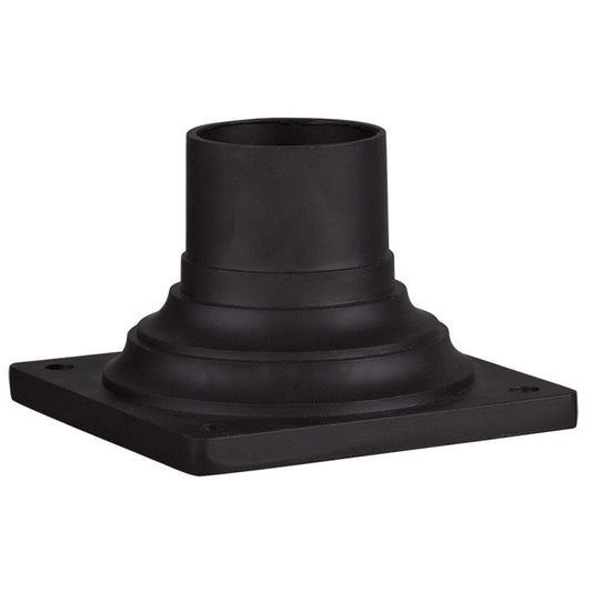 Livex Lighting Outdoor Pier Mount Adapters Collection  Textured Black Outdoor Pier Mount Adapter in Textured Black 7586-14