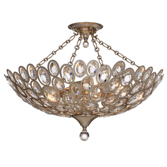 Crystorama Sterling 5 Light Distressed Twilight Ceiling Mount 7587-DT_CEILING