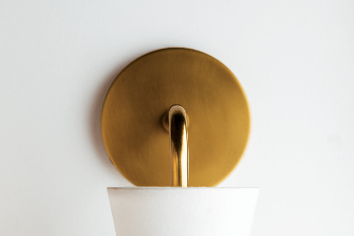 Mitzi 1 Light Wall Sconce in Aged Brass/Black H294101-AGB/BK