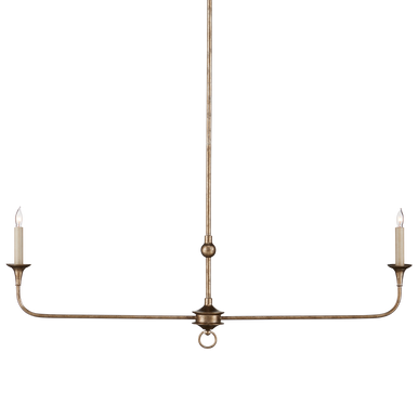 Currey & Co. Nottaway Bronze Linear Chandelier 9000-1128