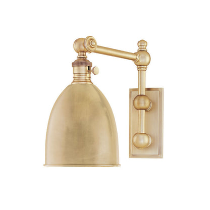 Hudson Valley Lighting Roslyn Wall Sconce in Aged Brass 761-AGB