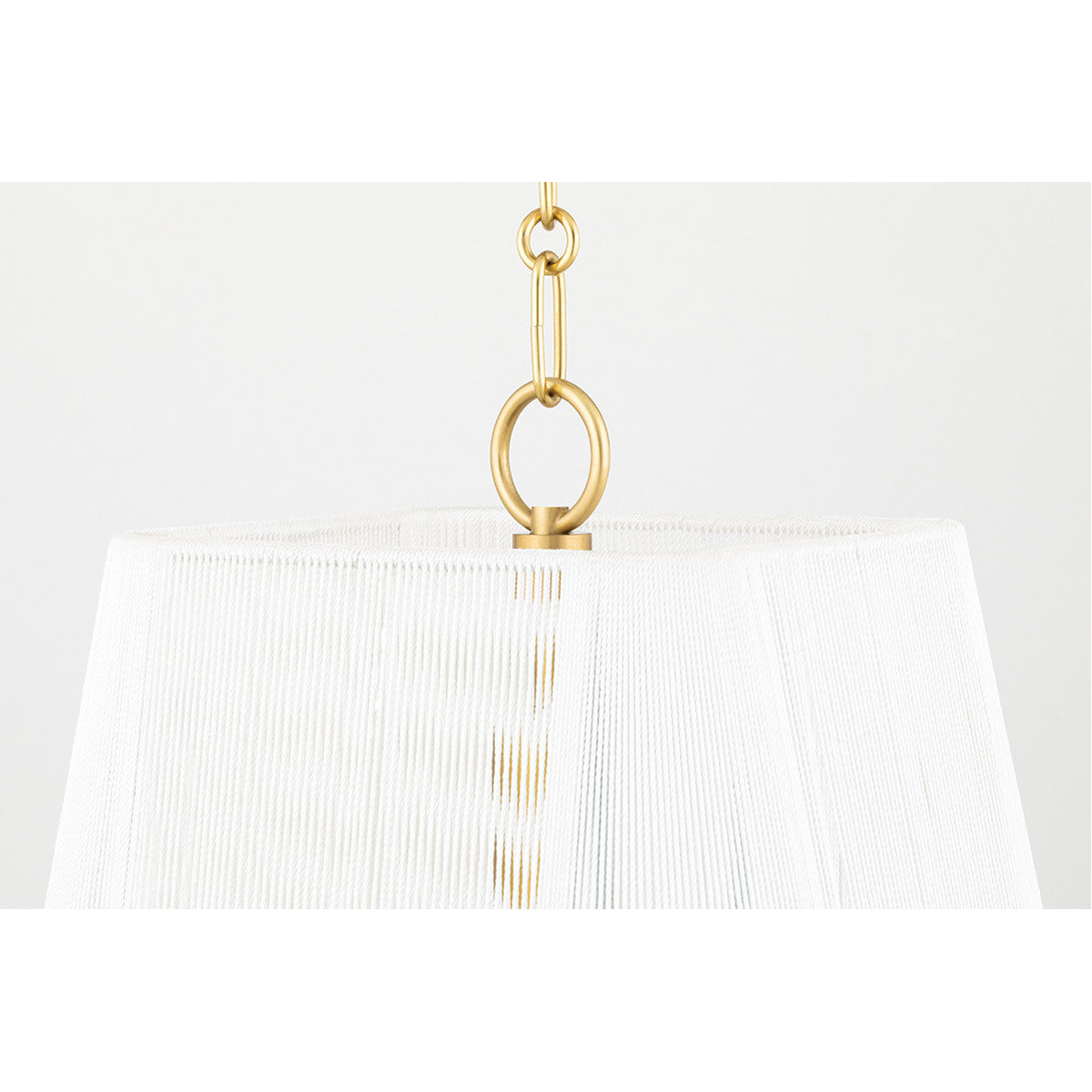 Hudson Valley Lighting Verona Beach Pendant in Aged Brass 7614-AGB