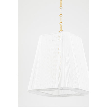 Hudson Valley Lighting Verona Beach Pendant in Aged Brass 7614-AGB