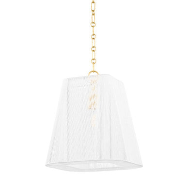 Hudson Valley Lighting Verona Beach Pendant in Aged Brass 7614-AGB