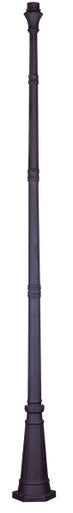 Livex Lighting Outdoor Collection Bronze Outdoor Cast Aluminum Fluted Post in Bronze 7617-07