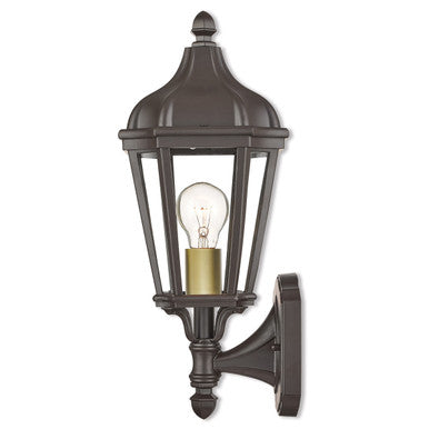 Livex Lighting Morgan Collection 1 Lt BZ Outdoor Wall Lantern in Bronze 76182-07