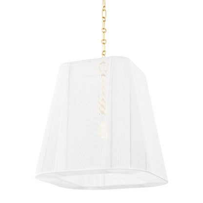 Hudson Valley Lighting Verona Beach Pendant in Aged Brass 7619-AGB