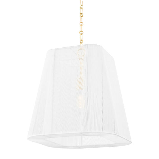 Hudson Valley Lighting Verona Beach Pendant in Aged Brass 7619-AGB