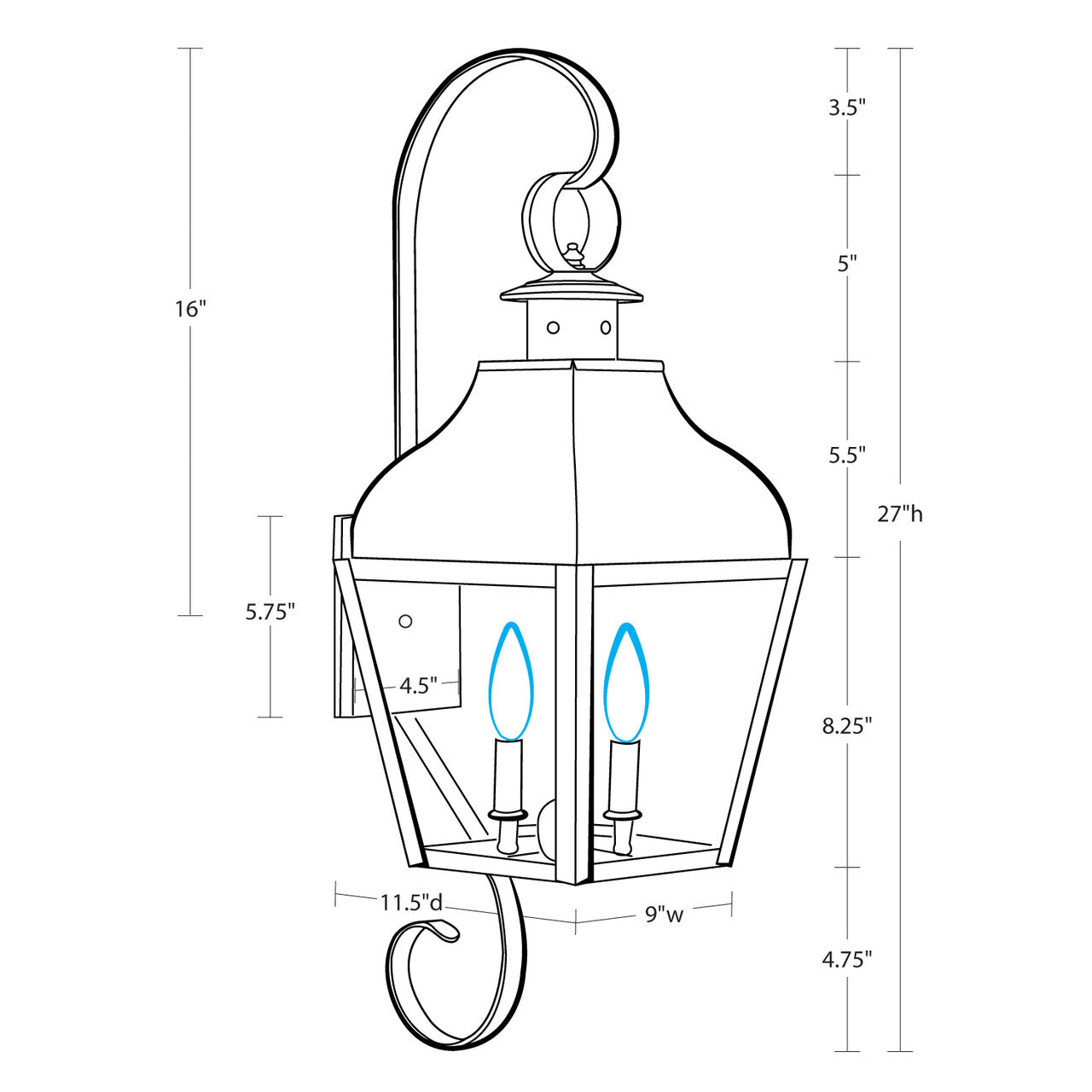 Northeast Lantern Stanfield Wall 7638