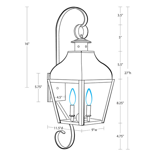 Northeast Lantern Stanfield Wall 7638