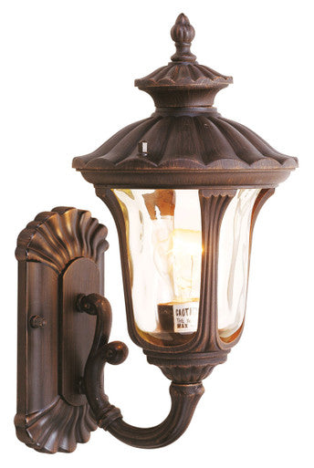 Livex Lighting Oxford Collection 1 Light IB Outdoor Wall Lantern in Imperial Bronze 7650-58