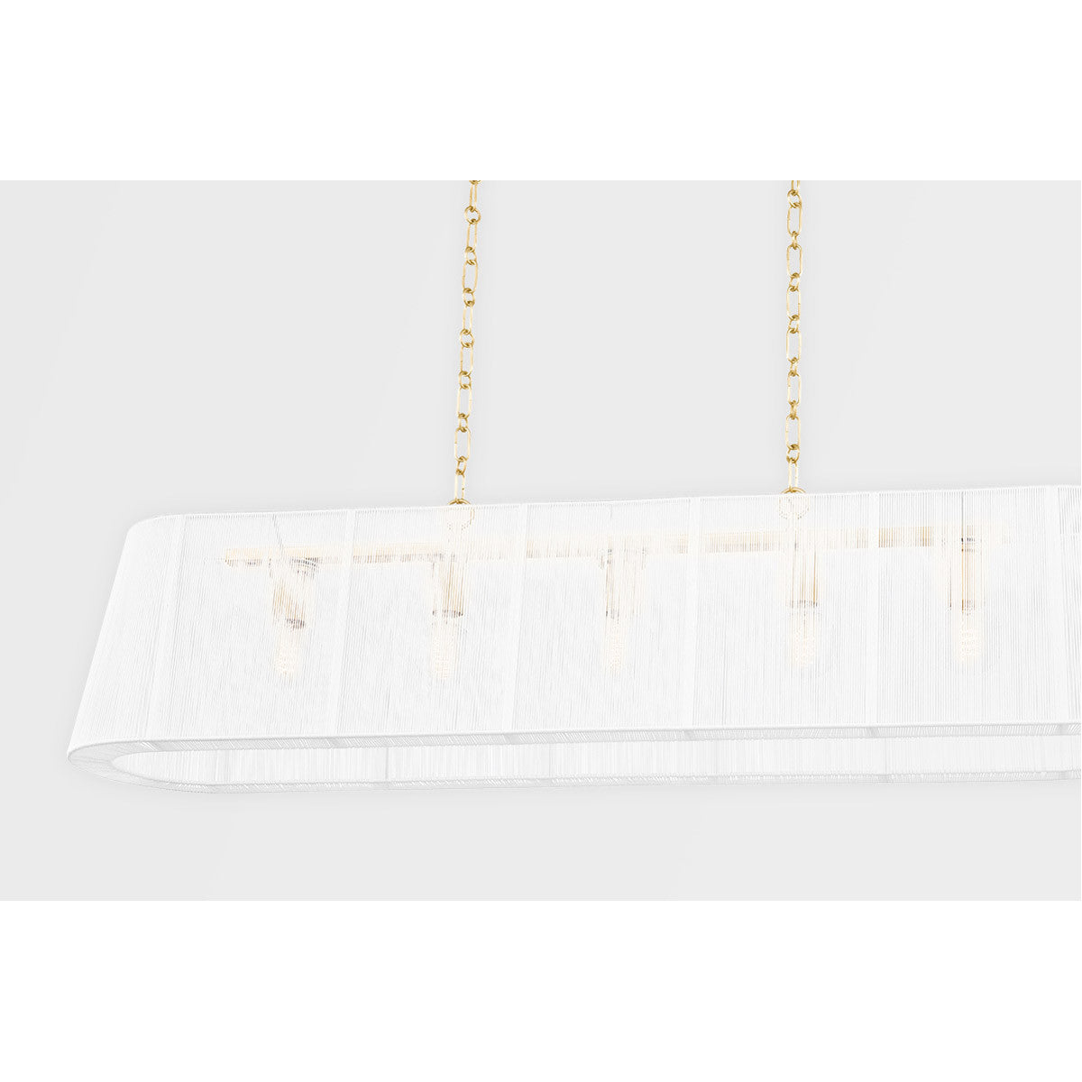 Hudson Valley Lighting Verona Beach Linear in Aged Brass 7650-AGB