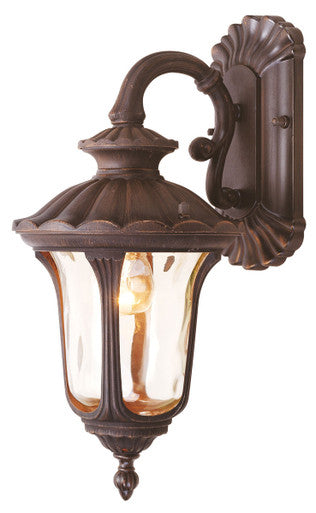 Livex Lighting Oxford Collection 1 Light IB Outdoor Wall Lantern in Imperial Bronze 7651-58