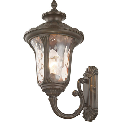 Livex Lighting Oxford Collection 1 Light IB Outdoor Wall Lantern in Imperial Bronze 7652-58