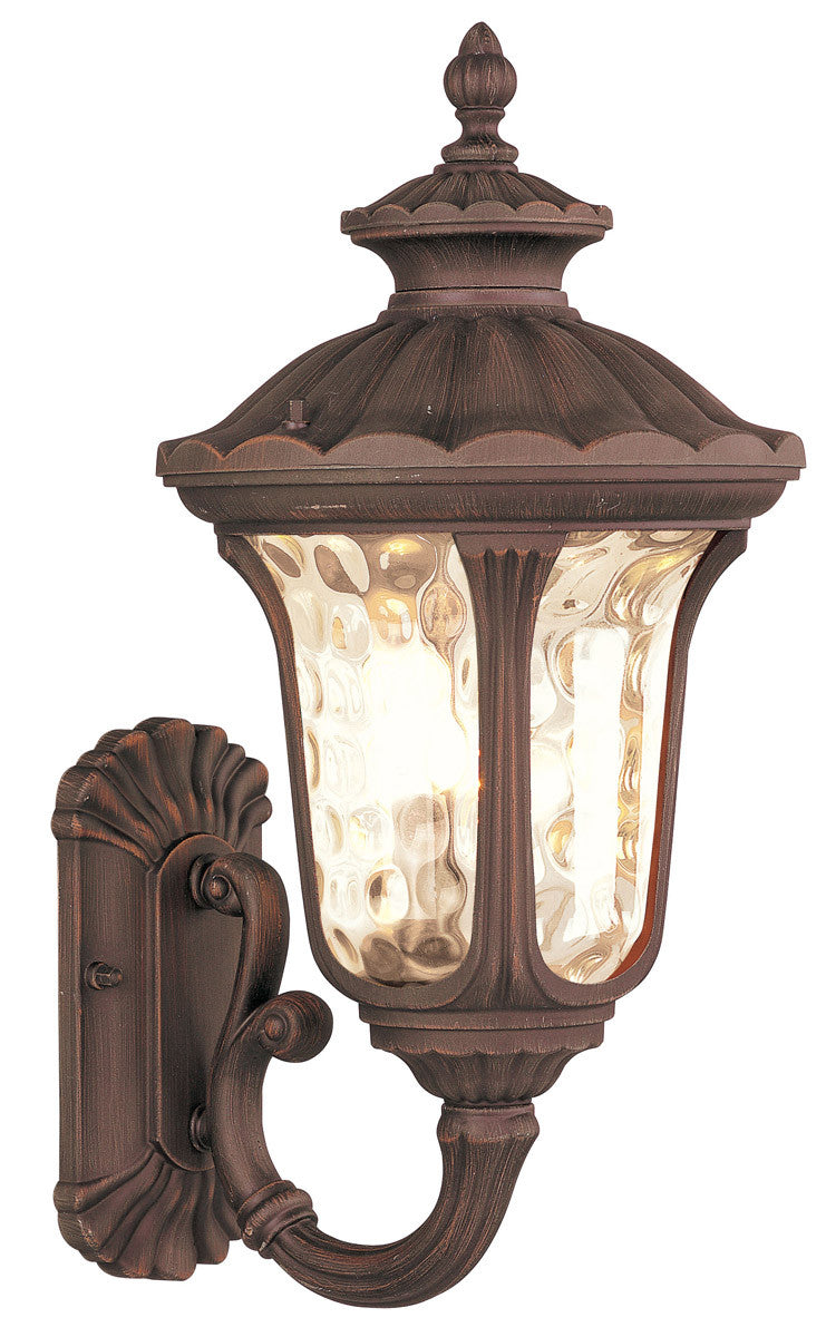 Livex Lighting Oxford Collection 1 Light IB Outdoor Wall Lantern in Imperial Bronze 7652-58