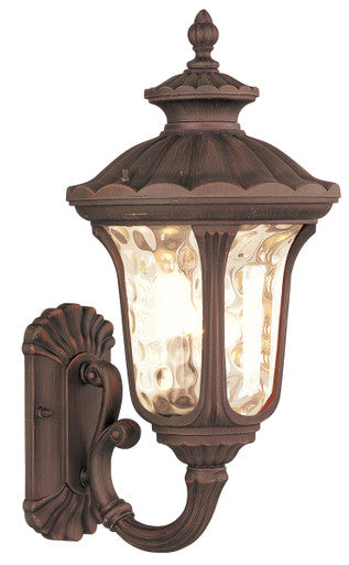 Livex Lighting Oxford Collection 1 Light IB Outdoor Wall Lantern in Imperial Bronze 7652-58