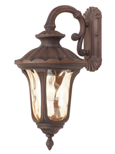 Livex Lighting Oxford Collection 1 Light IB Outdoor Wall Lantern in Imperial Bronze 7653-58