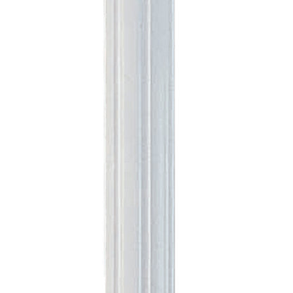 Livex Lighting Outdoor Cast Aluminum Posts Collection  Textured White Outdoor Fluted Post in Textured White 7708-13